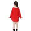Long Sleeve Pure Color Islamic Clothing 2 Pieces Set Muslims Kids Harlan Pants Shirt