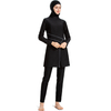 SIPO Lastest Three Piece Pure Color Modest Swimwear Burkini Sourtheast Asia