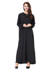 Dubai Breathable High Elastic Solid Long Sleeve Muslim Islamic Women Abaya Dresses Clothing