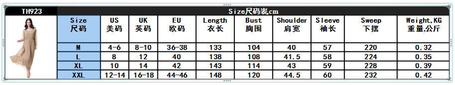 Designs Dubai Crew Neck Double Chiffon Breathable Muslim Islamic Women Abaya Dress Clothing (4)