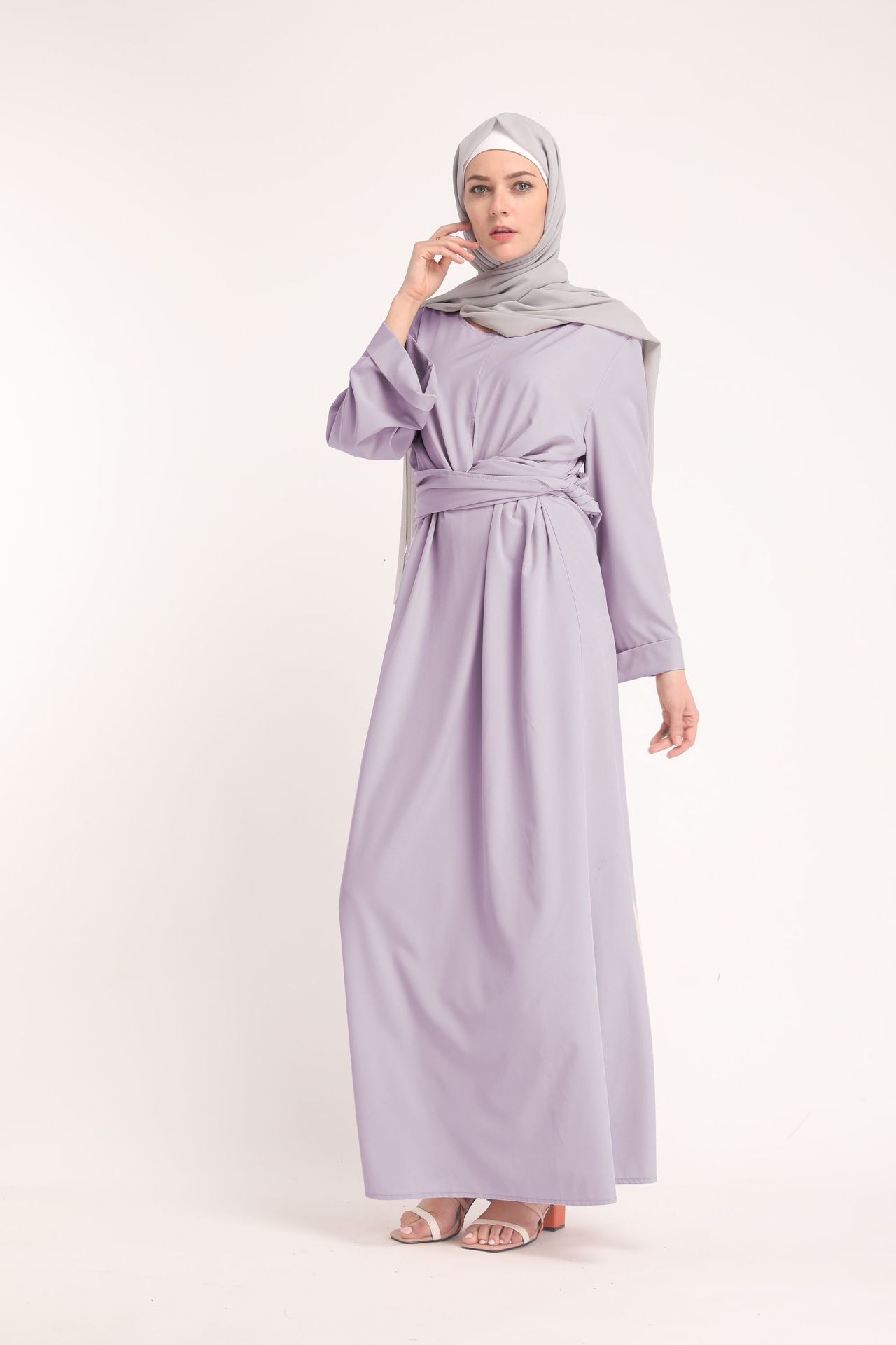 Malaysia Muslim Dresses Women Islamic Clothing Wholesale Factory Directly Plain Abaya