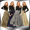 Simple And Versatile Women's Spring And Summer Waist A-line Pleated Skirt