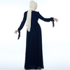 Ramadan New Modest Turkish Muslim Maxi Dress Chiffon Bow Sleeve Sleeve Abaya