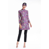 European And American Women's Printed High Elastic Three-piece Swimsuit Beach Suit Suit