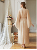 Fashionable Symphony Hole Muslim Islamic Open Kaftan Abaya Maxi Dress