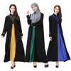 FREE SHIPPING Comfortable High Neck Breathable Embroidered Solid Long Sleeve Muslim Islamic Women Abaya Dresses Clothing