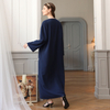 Amazon Hot Sale Handmade Pearls Muslim Islamic Open Abaya Kimono Maxi Dress