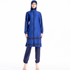 SIPO FREE SHIPPING Highly Elastic Sportswear Zipper Hooded Muslim Women Girls Islamic Clothing Suites Swimwear Swimsuit With Amira