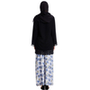 Malaysia Breathable Long Sleeve Muslim 2 Piece Sets Islamic Women Clothing Baju Kurung