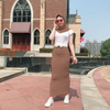 Modern Modest Fashion New Muslim Lady Latest Design Sheath Dress Skirt