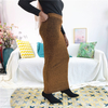 Middle East Lace New Design Dubai Muslim Lady Modest Fashion Sheath Dress Skirt