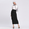 New Muslim Lady Plus Size Modest Fashion Stripe Latest Design Sheath Dress Skirt
