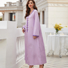 Elegant Arabic Loose Islamic Modest Muslim Women Maxi Dresses Casual Clothing Abaya