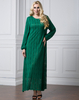 Long Sleeve Round Neck Fashion Hui Nationality Full Lining High Quality Lace Dress Muslim Source of Plus Size