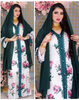  Abaya Islamic Clothing Maxi Print Latest Designs Cotton Modest Embroidery Muslim Dress Dubai Borka Women Vêtements Kimono Abaya