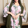  Islamic Clothing Modest Muslim Dress Women Maxi Print Vêtements Embroidery Cotton Borka Dubai Latest Designs Kimono Abaya