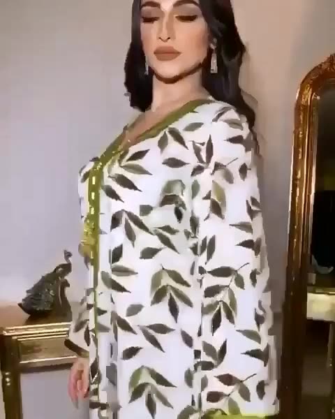  Islamic Clothing Maxi Abaya Modest Latest Designs Borka Muslim Dress Vêtements Print Women Dubai Cotton Embroidery Kimono Abaya