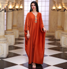 Handmade New Design Kaftan Arabic Modest Fashion Islamic Dress Robe Muslim Maxi Dresses Abaya
