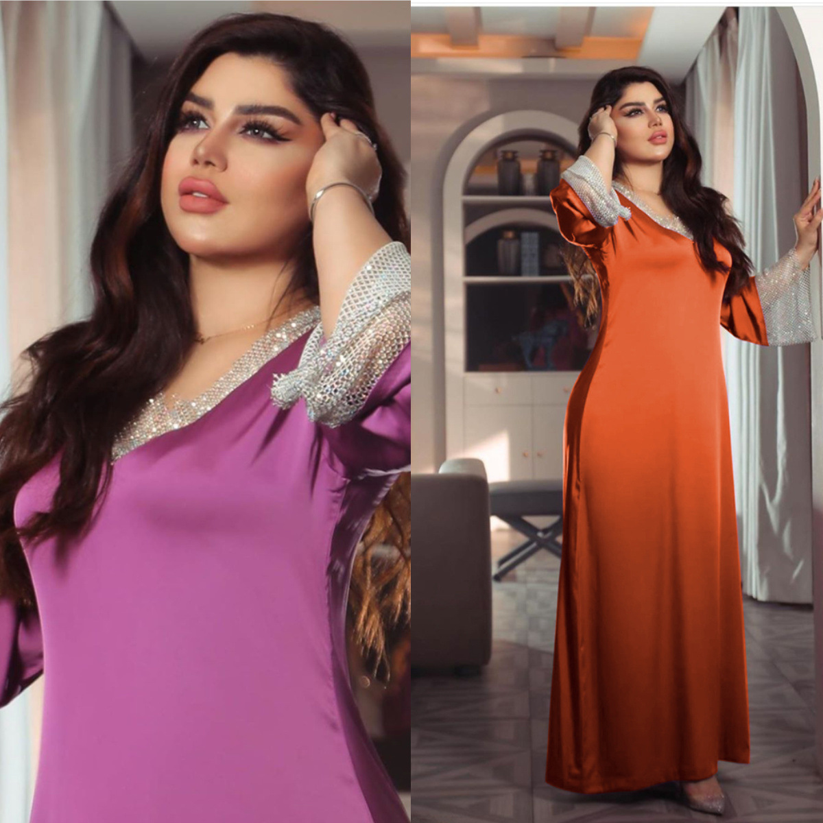  Borka Open Islamic Clothing Dubai Women Muslim Dress Vêtements Print Embroidery Modest Cotton Kimono Abaya