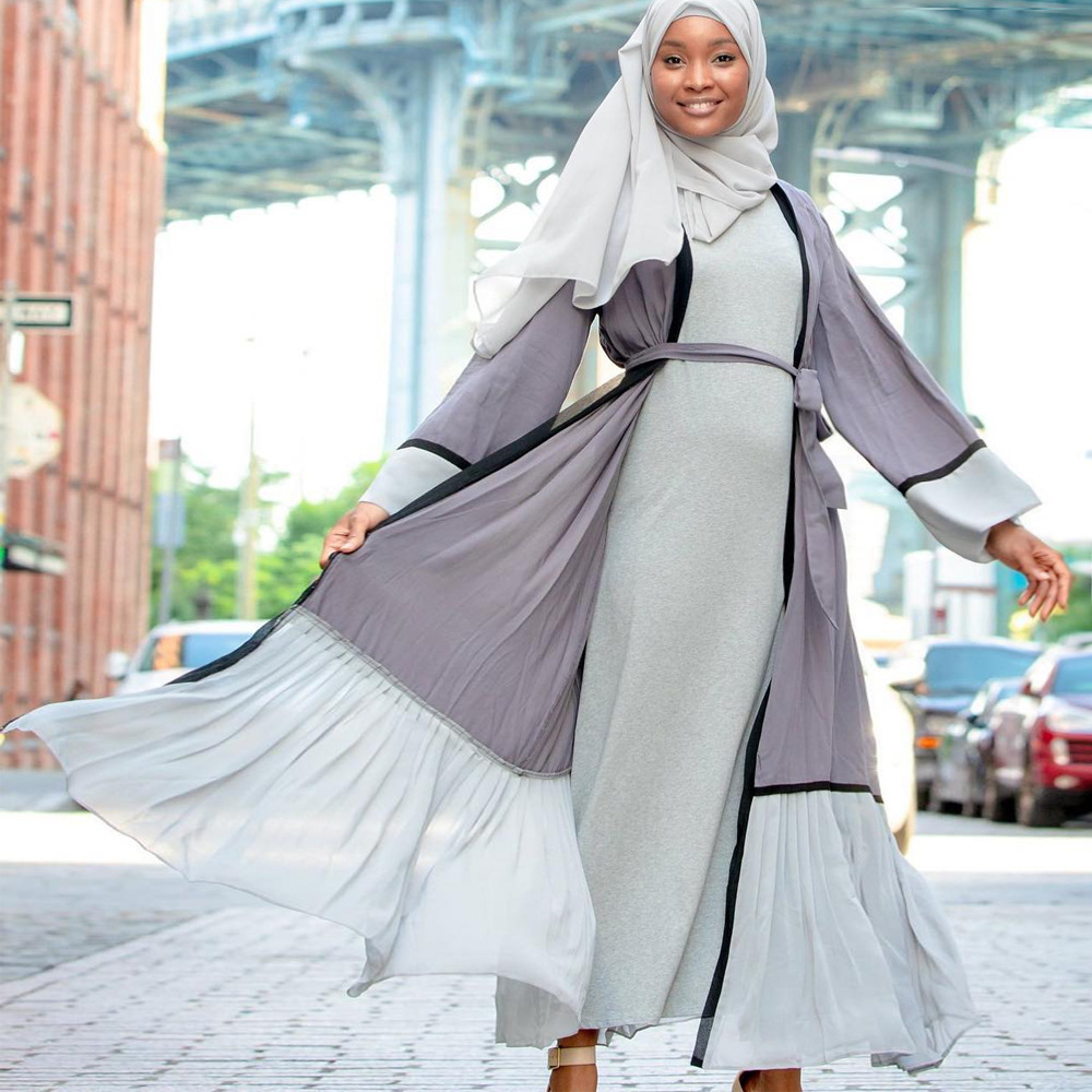  Islamic Dress Plus Size Modest Fashion Loose Casual Robe Muslim Maxi Dresses Abaya