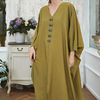 2022 New Arabic Modest Fashion Islamic Dress Robe Muslim Maxi Dresses Abaya