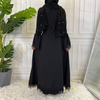2022 Middle Eastern Muslim fashion women's lace stitching lace dress