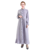 Europe Open Cardigan Robe Modest Lady Skirt Dubai Maxi Dresses Islamic Women's Abaya