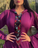  Dubai Prayer Dubai Kaftan Modest Long Sleeve cotton printing abaya