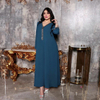  Modest Robe Femme Musulman Islamic Clothing Turkish Women Vetement Femme Kimono Dubai Prayer Clothes Kebaya Maleisie Maxi Dress Open Abaya