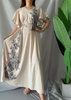 Embroidery Modest Kaftan Islamic Clothing Fabric Kimono Dubai Open Muslim Maxi Dress Wholesale Borka Fashion Abaya