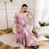  Fashion Muslim Dress Borka Open Fabric Dubai Kaftan Islamic Clothing Kimono Embroidery Modest Wholesale Abaya