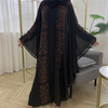 2022 Cross-border Sourcing AliExpress Amazon Hot Sale Women's Chiffon Hot Diamond Bat Sleeve Muslim Robe