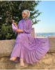  Kaftan Islamic Clothing Borka Dubai Open Embroidery Wholesale Fabric Muslim Dress Fashion Modest Kimono Abaya