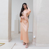  Fashion Kaftan Islamic Clothing Modest Borka Kimono Open Fabric Dubai Wholesale Muslim Dress Embroidery Abaya