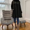 2022 Muslim Fashion Women's Plus Size Mid-length Shirt Arabian Ramadan Double Pockets Spot Shipping