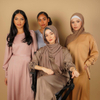 Modest Fashion Baju Casual New Design Dubai Middle East Muslim Lady Blouse Set