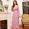 Middle East Islamic Muslim Dubai Modest Fashion Temperament Robe Maxi Dresses Loose Abaya