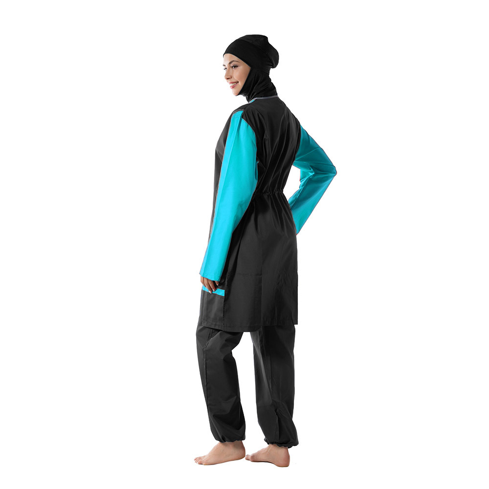Factory Direct Sales in Southeast Asia Hot-selling Swimsuit Suit Color Matching Modest Swimwear Three-piece Suit Amazon AliExpress