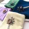 New Pearl Chiffon Rhinestones Summer Gauze Breathable Fashionable Cross-border Scarf Women in Stock