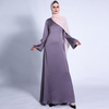 Ramadan New Hot Rhinestone Dress A-line Large Lace-up Long Skirt Muslim Women Abaya Cross-border