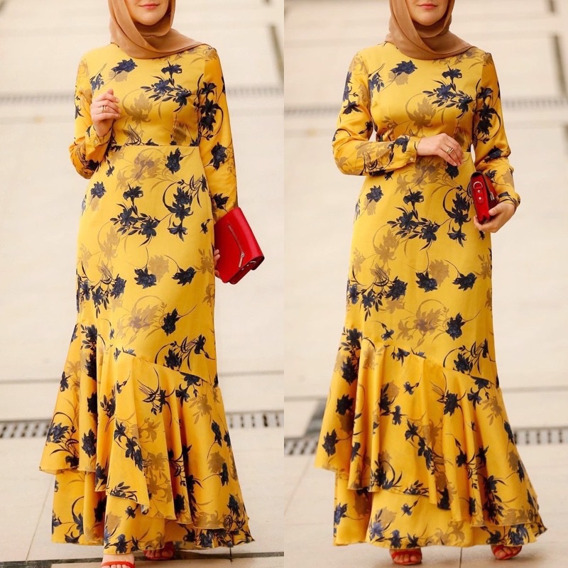  Islamic Clothing Modest Caftan Thobe Arab Morocco Bat Sleeve Jalabiya 2022 Kaftan Dubai Muslim Turkish Abaya Kimono Burka Prayer Women Maxi Dress Abaya