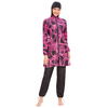 2022 Three-piece Printed Swimsuit, Conservative Loose Zipper Amazon AliExpress Southeast Asia