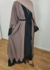 Fashion Embroidered Robe Turkish Casual Cardigan Islamic Long Cardigan Dress
