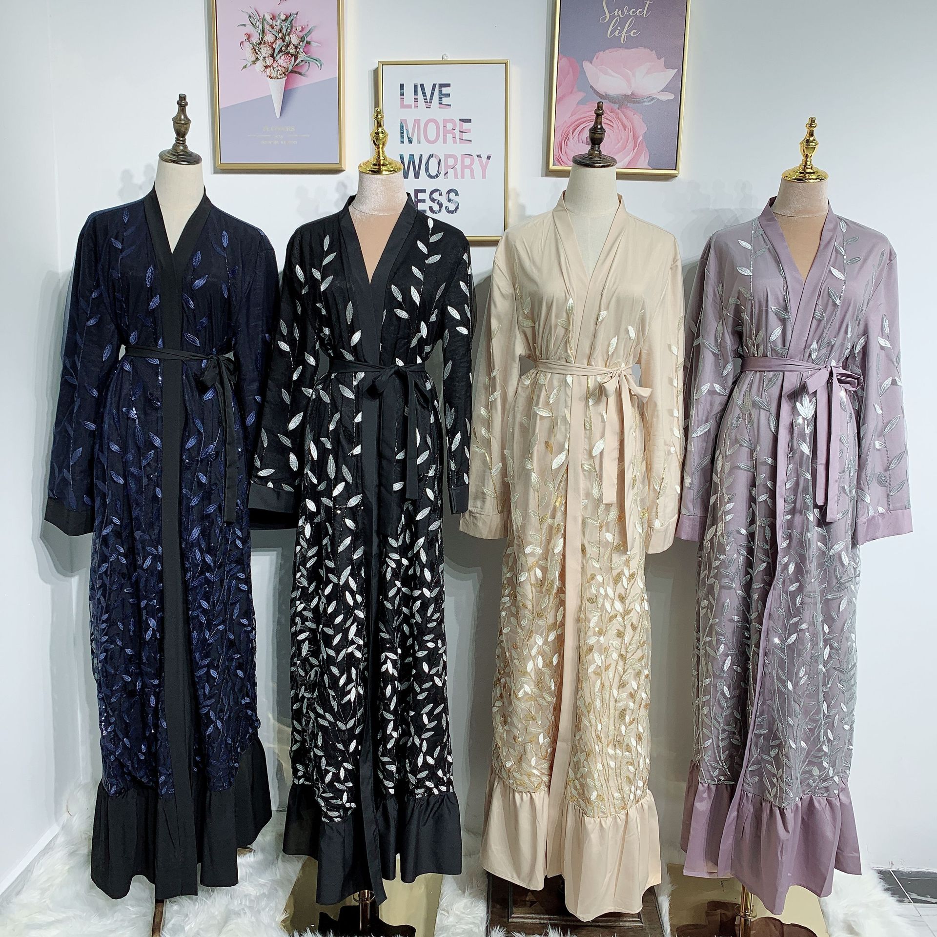 Modest Malaysian Suppliers Designs Fashion Islamic Dubai Maxi Dresses for Sale Muslim Abaya