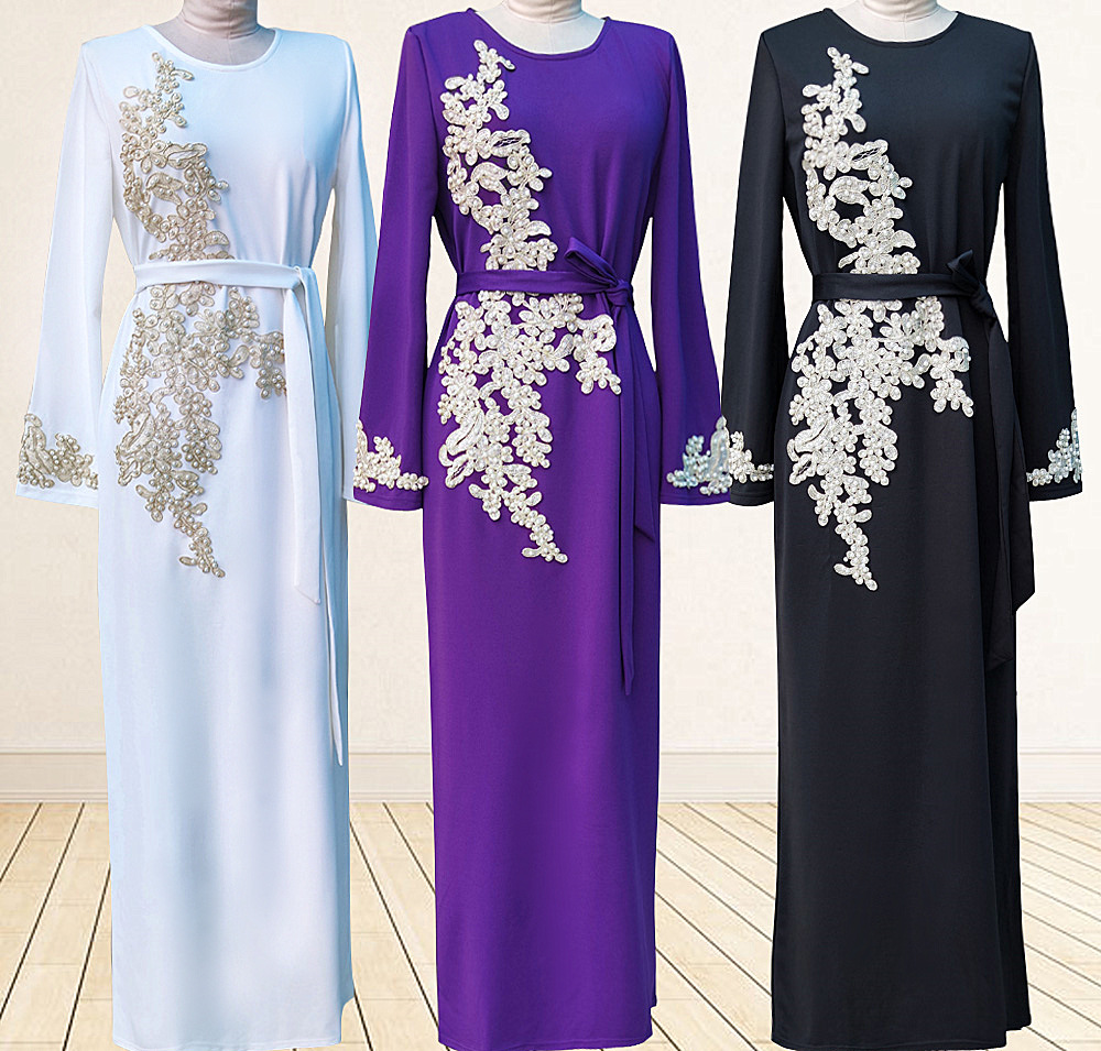 Best Selling Islamic Turkey Dubai Modest Fashion Muslim Robe Maxi Dresses Loose Abaya