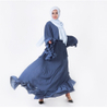 Modest Fashion Moroccan Chiffon Islamic Loose Islamic Muslim Maxi Dresses Dubai Abaya