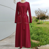 Arabic Daily Best Selling Islamic Turkey Dubai Modest Fashion Muslim Robe Maxi Dresses Loose Abaya