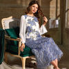 Turkey Blue Modest Fashion Best Selling Islamic Muslim Robe Maxi Dresses Loose Abaya