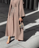 Arabic Style Three-piece Modest Fashion Islamic Dress Cheap Muslim Maxi Dresses Modern Abaya