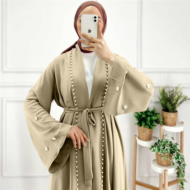 Ebay Modern Dubai Arabic Latest Fashion Lady Islamic Modest Muslim Maxi Dresses Open Abaya